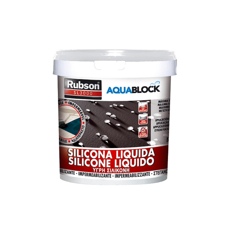 RUBSON SL3000 - 5KG «BRANCO»  SILICONE LIQUIDO