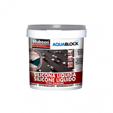RUBSON SL3000 - 1KG «CINZA» SILICONE LIQUIDO