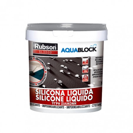 RUBSON SL3000 - 5KG «CINZA» SILICONE LIQUIDO