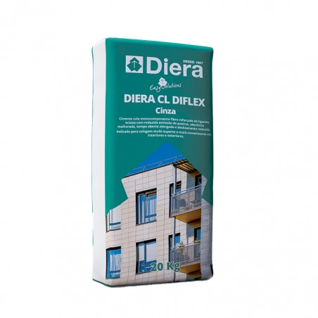 DIERA CL DIFLEX  CINZA 20KG -  CIMENTO COLA DIERA IN/EXT - C2TE