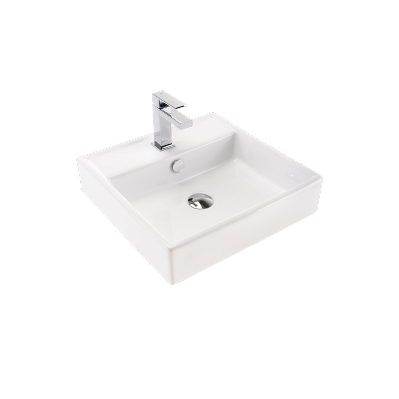 4032 - Lavatório Pousar Quadrado - 45x45 c/furação