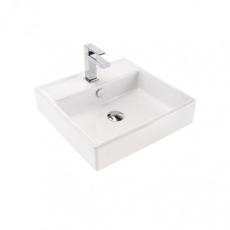 4032 - Lavatório Pousar Quadrado - 45x45 c/furação