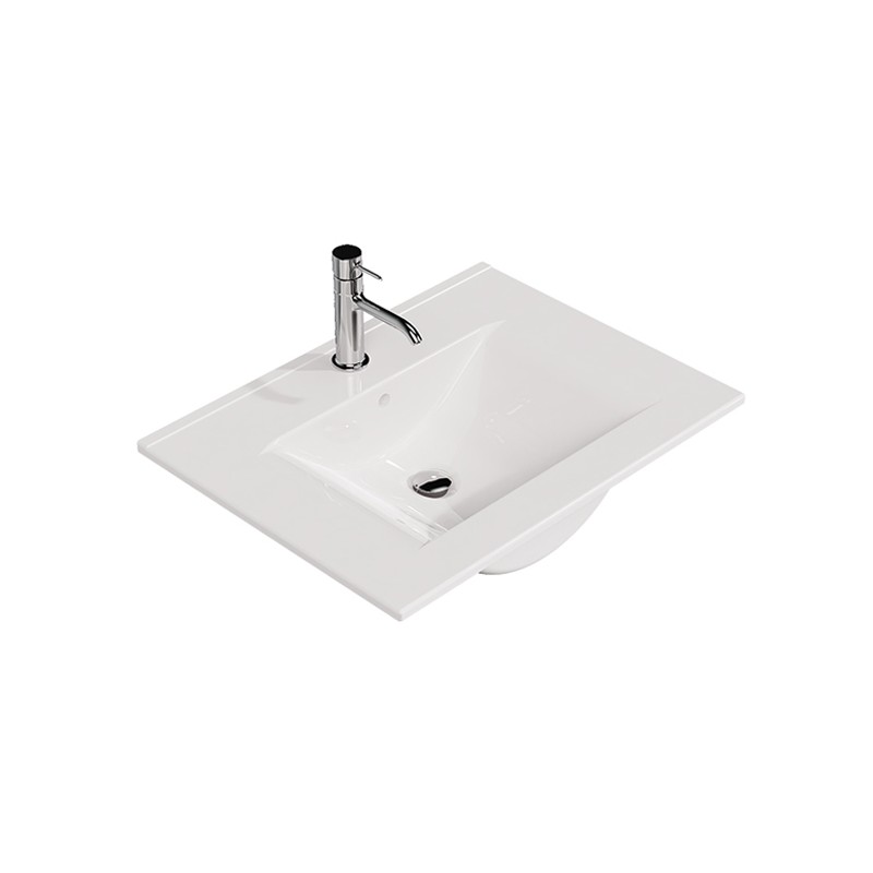 FLAT 5061 - Lavatório de Encastre - 60cm (prof 46)