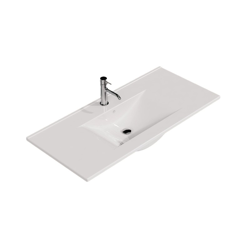 LAVATÓRIO CERAMICO 5101 FLAT 100cm (prof 46)