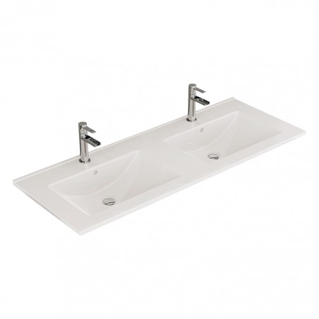 FLAT 5121 (2) DUPLO - Lavatório de Encastre - 120cm (prof 46)