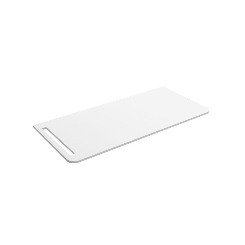TAMPO GELCOAT BRANCO MATT - 80 CM C/TOALHEIRO ESQUERDO (80cm+10cm)