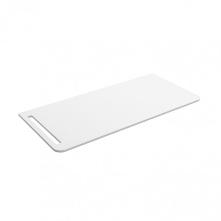 TAMPO GELCOAT BRANCO MATT - 80 CM C/TOALHEIRO ESQUERDO (80cm+10cm)