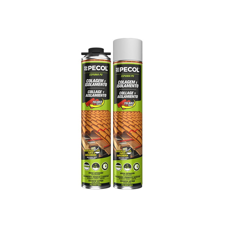 ESPUMA POLIURETANO TELHAS - MANUAL 750 ML