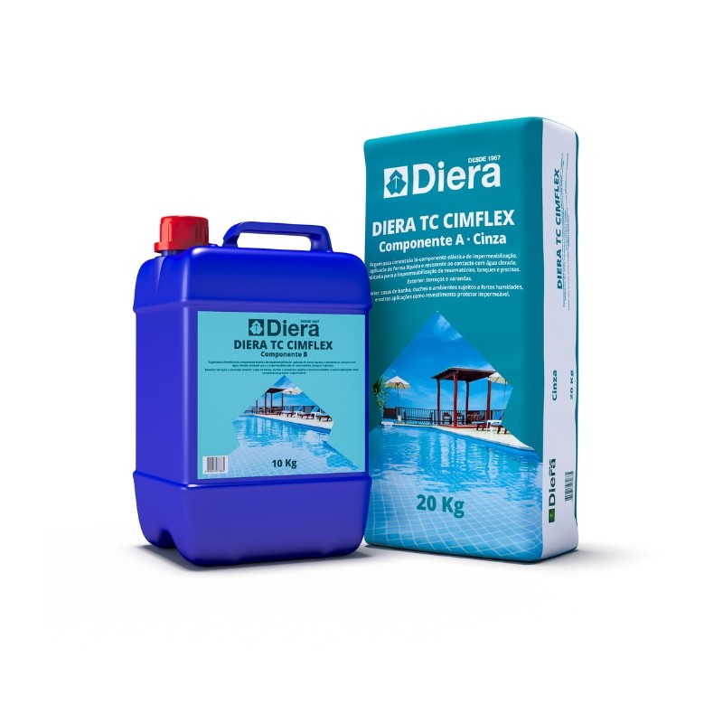 DIERA TC CIMFLEX KIT A+B CINZA  20+10Kg