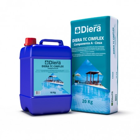 DIERA TC CIMFLEX KIT A+B CINZA  20+10Kg