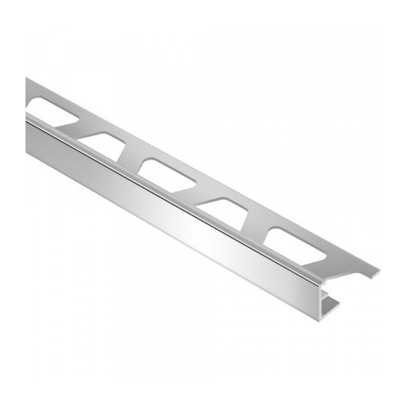 PERFIL DE AZULEJO SCHLUTER JOLLY-ACG - Perfil L Aluminio Cromo H 12.5