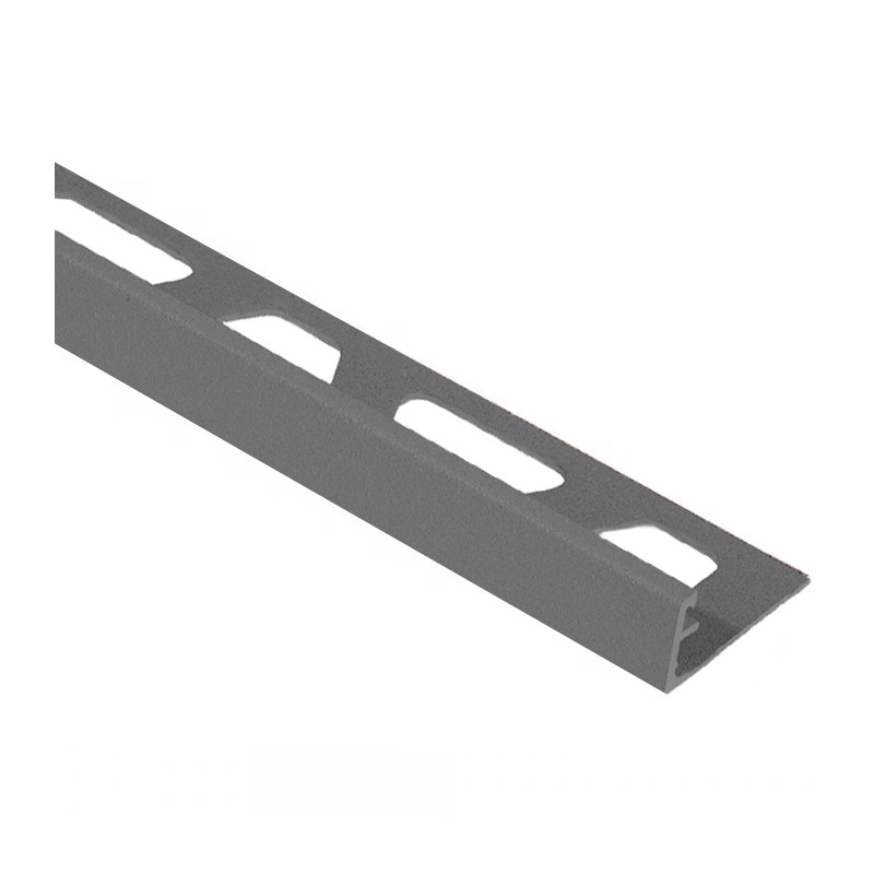 SCHLUTER JOLLY  L 80   ALUM RELEVO CINZA PEDRA   TSSG   H 8 KERLITE (2.5M)