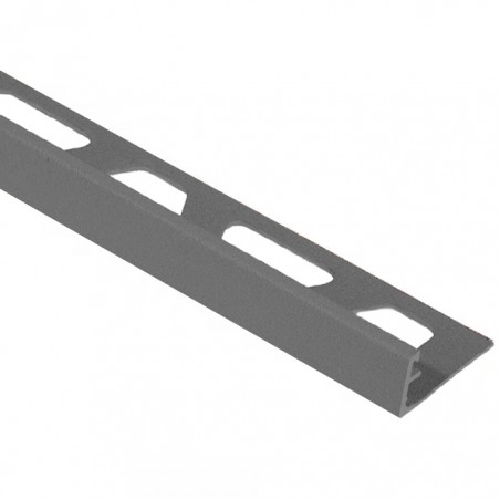 SCHLUTER JOLLY  L 80   ALUM RELEVO CINZA PEDRA   TSSG   H 8 KERLITE (2.5M)