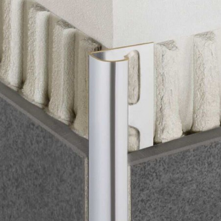 PERFIL DE AZULEJO SCHLUTER RONDEC-E - Perfil Redondo INOX V2A H 10