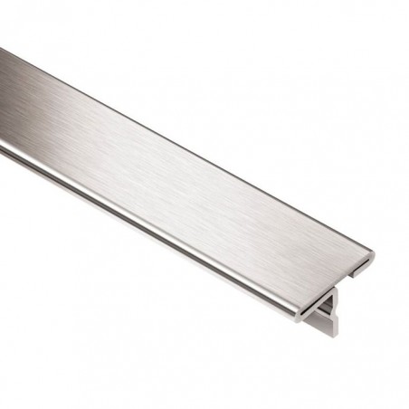 PERFIL DE TRANSIÇÃO SCHLUTER RENO-T-EB 25MM - INOX ESCOVADO - Barra 1 ml