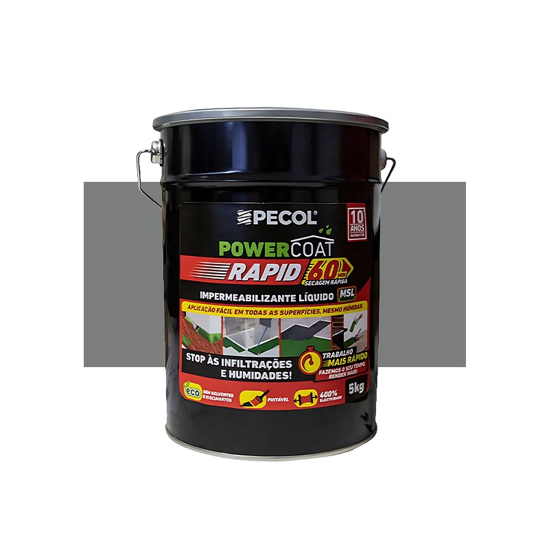 POWERCOAT RAPID MSL - CINZA 5LT