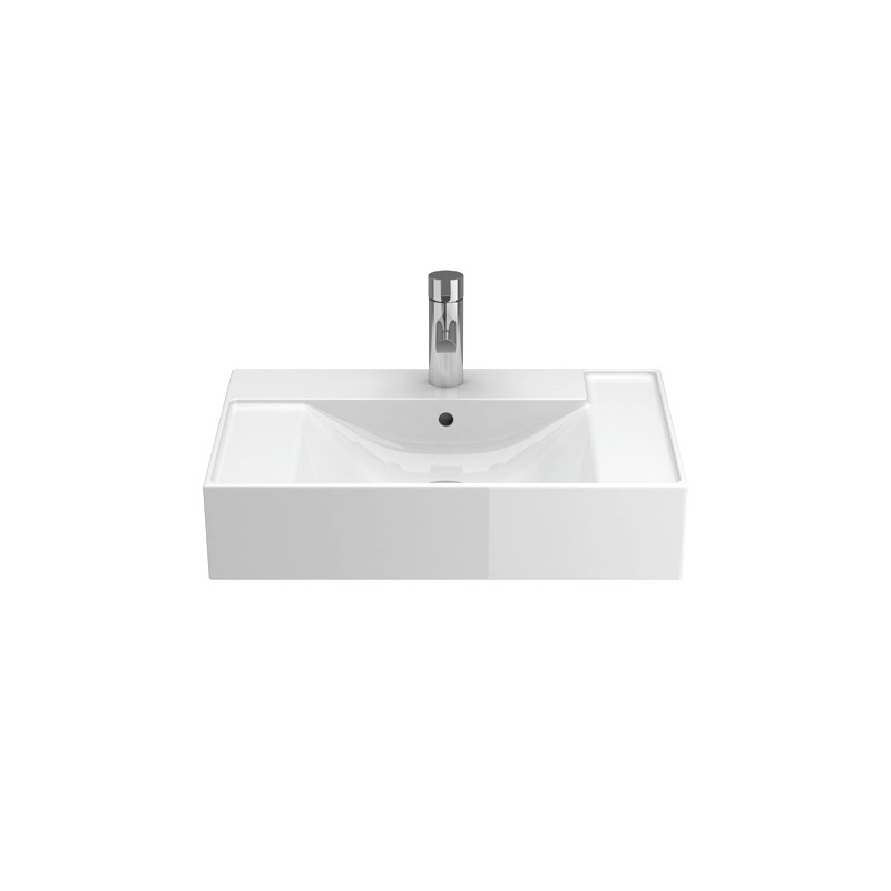 ALBUS 80 - Lavatório Mural Rectangular - C/FURO 810X455X145