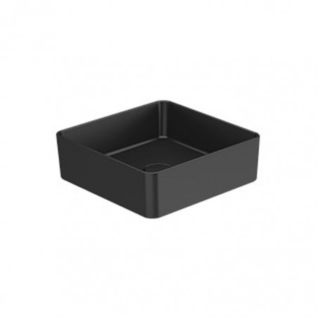 HALO PRETO MATE - Lavatório Pousar Quadrado - 380 c/Valvula