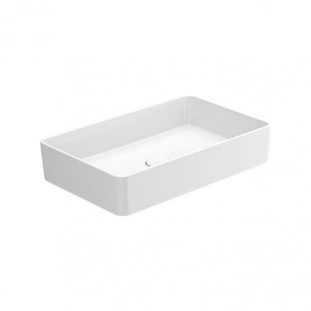 HALO BRANCO - Lavatório Pousar Rectangular - 600 c/Valvula