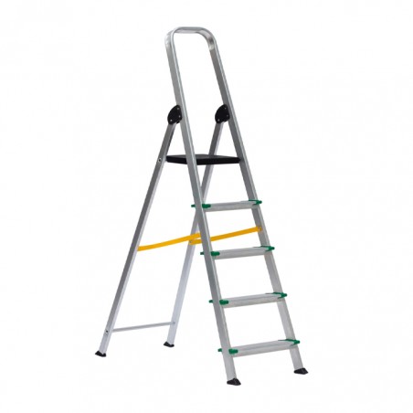 ESCADOTE ALUMINIO SUPER 5 DEGRAUS (1.25mt)
