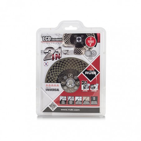 Disco DIAMANTE CORTE E DEBASTE CERÂMICA  "ECD-125"