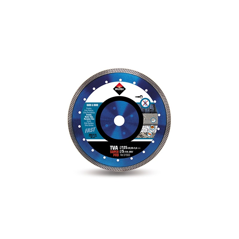 Disco Diamante MATERIAL DURO VIPER  "TVA" - 125