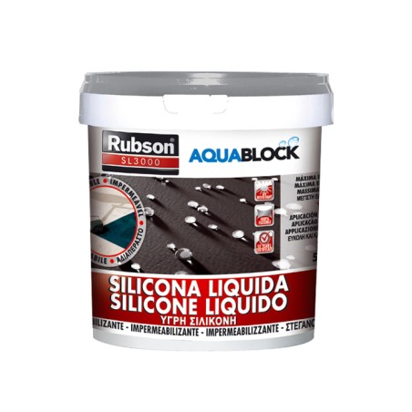 RUBSON SL3000 - 5KG «CINZA» SILICONE LIQUIDO