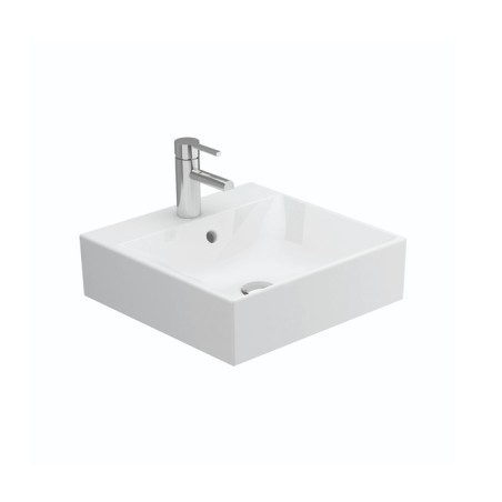 ALBUS 60 - Lavatório Mural Rectangular - C/FURO