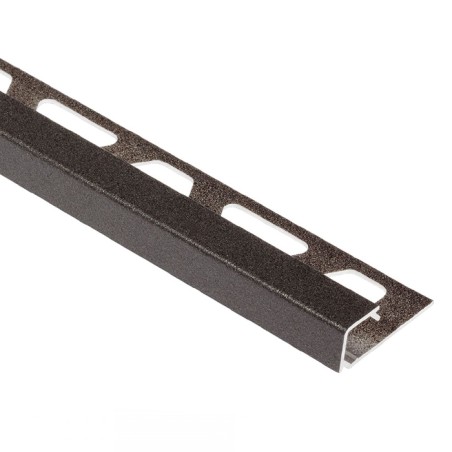 SCHLUTER-QUADEC 60 ALUM RELEVO  ANTRACITE ESCURO  TSDA - Perfil Quadrado H 6 (2.5M)