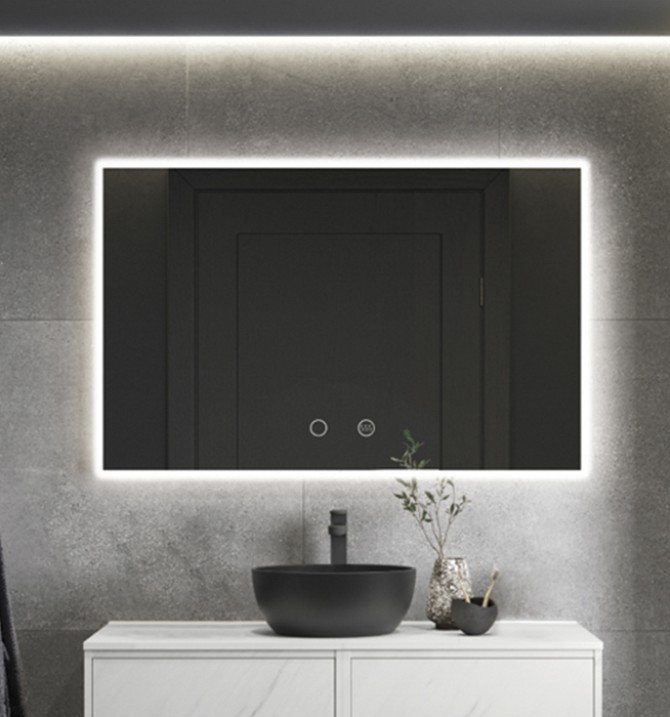 ESPELHO Rect ITALIA 100x80...