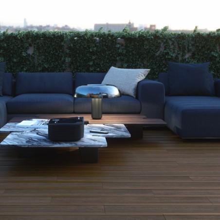 PAVIMENTO DECK CERÂMICO BROWN RET 15X75 - cx 1.13 m2