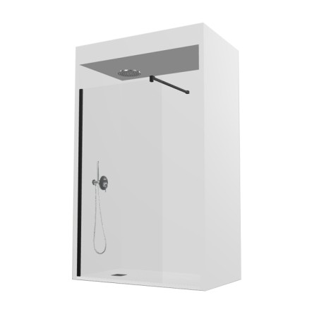 PAINEL VIDRO FIXO PROFILTEK - OT2000 100 CM  Vidro 8mm + PERFIL BRILHO + TECNO CLEAN