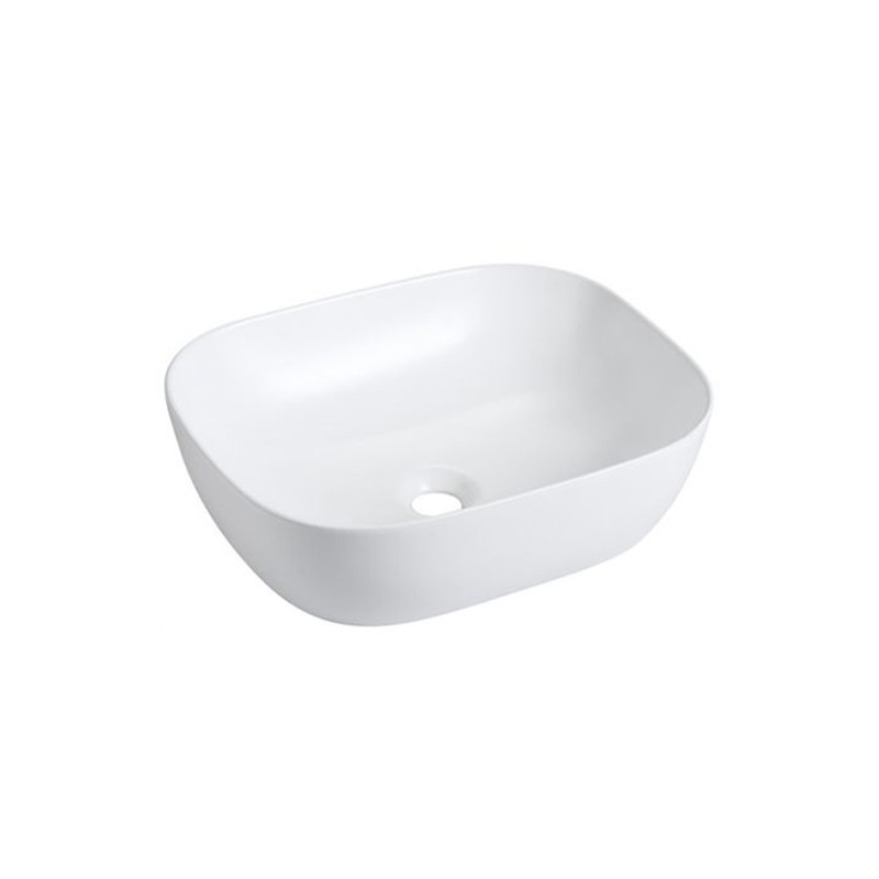 OLEA 49 - Lavatório Pousar Rectangular - S/Furo 490x400x145 mm